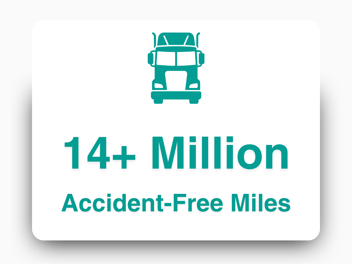 Image describes transfrt-mcnamara has over 14 millions accident free miles 